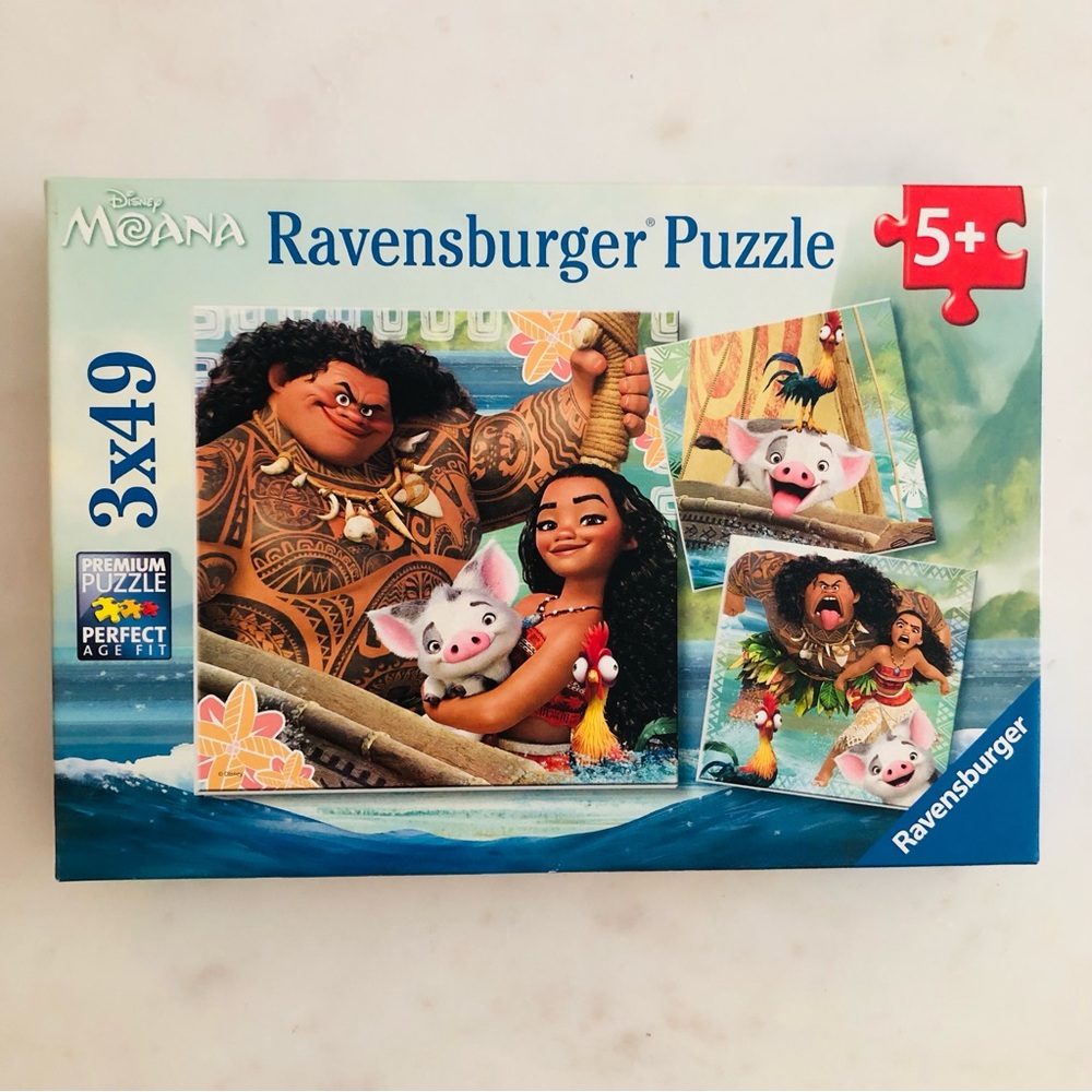 Ravensburger Moana 3x49-Piece Puzzle Set